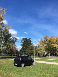 HD-GFK-Mast von dx-wire